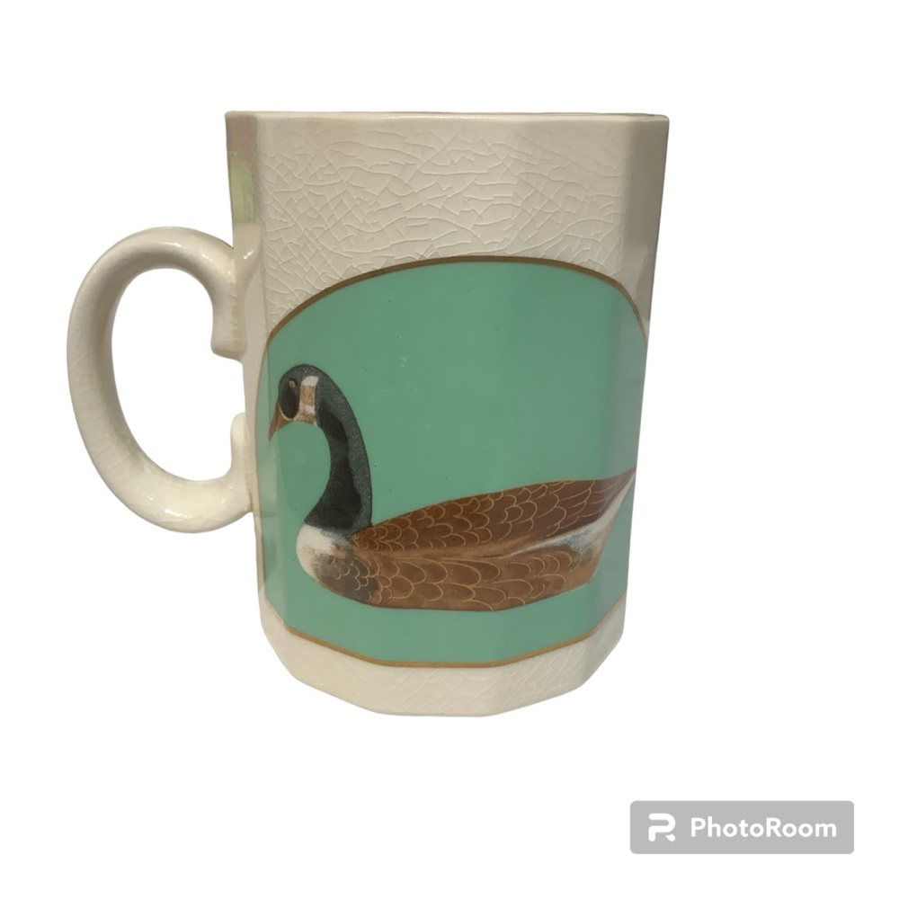 VINTAGE Otagiri Canadian Goose 12 Sided Mug
